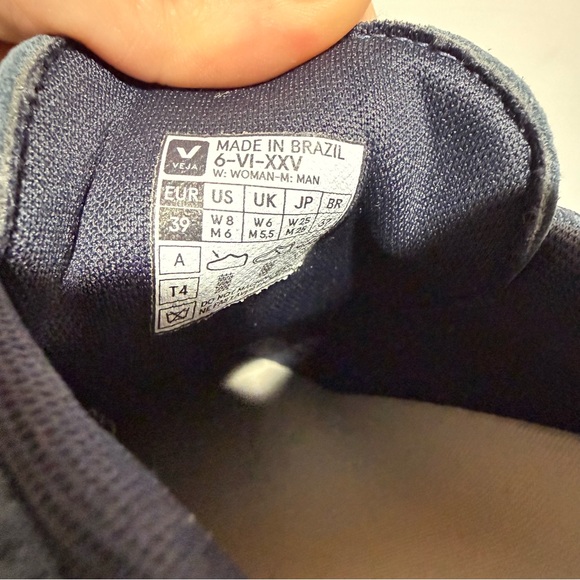 Veja SDU Suede Sneakers Blue Anthropologie - Picture 9 of 9